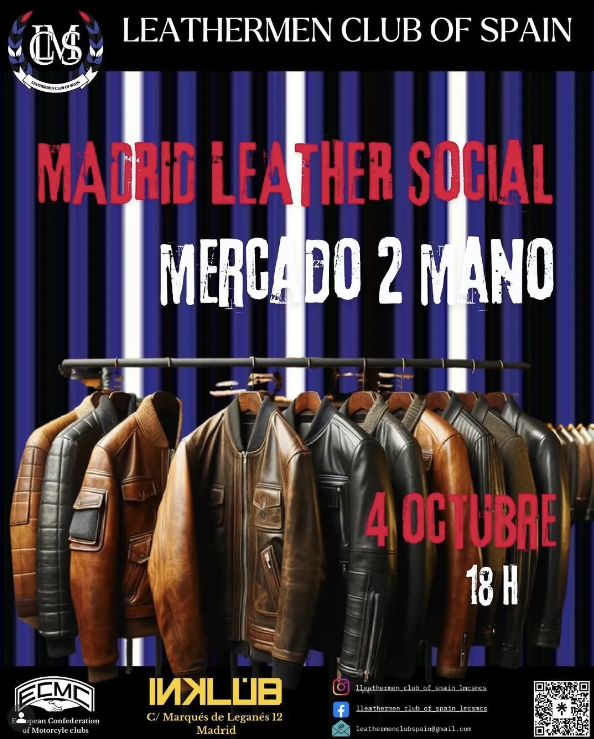 Madrid Leather Social 2nd Hand Market Octubre